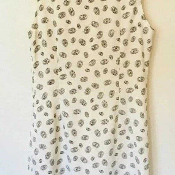 DUSA Women Fully Lined Sleeveless Knee Length Geometric Shapes Dress Size Medium - Picture 5 of 8